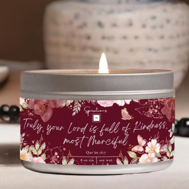 Spiritual Soy Candle Sacred Space Creation Mindful Practice Essential Silver Tin Container Premium Botanical Blend Aromatherapy Benefits Natural Floral Elements Divine Wisdom Gift Meditation Support Daily Ritual Guide Peaceful Home